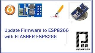 ESP8266 firmware update with Flasher ESP8266 : PDAControl