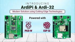 Ardi Series - Enhanced Arduino Alternative with RPi Pico W & ESP32