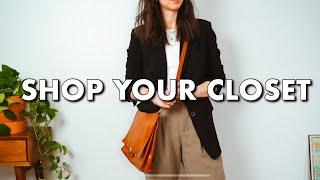 Re-Creating Pinterest & Instagram Outfits Without Shopping | how to shop your closet