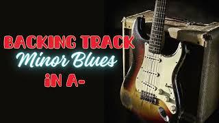 A Minor Blues BACKING TRACK JAM  - 60 bpm