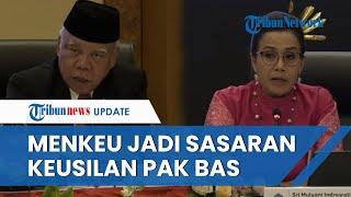 Menteri PUPR Basuki Hadimuljono Lagi-lagi Usil saat Rapat, Baju Pink Sri Mulyani yang Jadi Sasaran