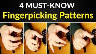Top 4 Fingerpicking Guitar Patterns (Travis Picking Style)