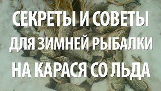 ЛОВЛЯ КАРАСЯ ЗИМОЙ со ЛЬДА. СЕКРЕТЫ ЗИМНЕЙ РЫБАЛКИ на КАРАСЯ в МОРДОВИИ