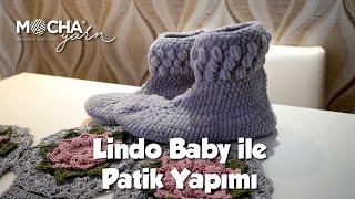 Lindo Baby İpliği ile Kolay ve Şık Ev Patikleri - Mochayarn.com