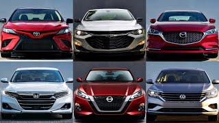 Top 10 Best midsize sedan cars to buy under $25k (2021) camry, accord, mazda 6, kia k5 (full review)