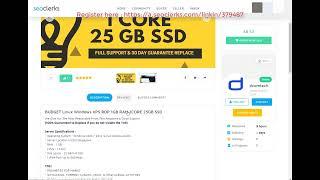 BUDGET Linux Windows VPS RDP 1GB RAM 1CORE 25GB SSD On SEOClerks