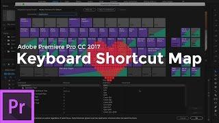 Keyboard Shortcut Map | Adobe Premiere Pro CC 2017