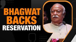 RSS Chief Mohan Bhagwat Advocates Continuing Reservation Until Equality Prevails |News9
