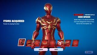 How to Get IRON SPIDER for FREE in Fortnite!