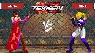 [Takken Mugen] - Nina vs Anna Fight | #takken7