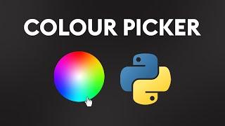 Make a Colour Picker in Python/PyGame in 9 min!