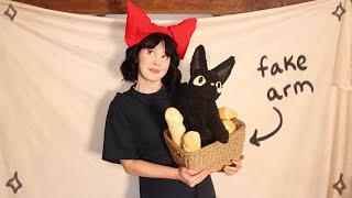 Making a Jiji Puppet! (including a cursed fake arm, of course)