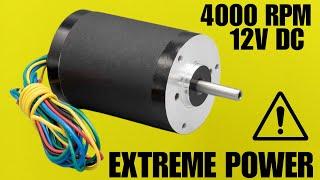 12V TO 24V WITH 4000 RPM AND EXTREME POWER - DC MOTOR - A3 CREATIVE