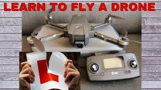 LEARN HOW TO FLY A DRONE - Learn The  Basic Controls PLUS  FOOTAGE From Holy Stone HS720E 4K Drone