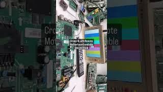 croma 4k LED TV MOTHERBOARD with Remote