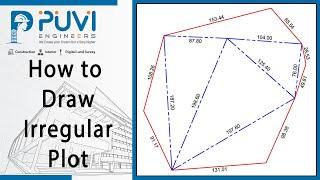 How to Draw Irregular Plot in CAD