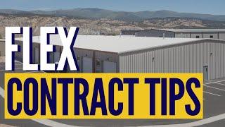 FLEX Construction Contract Walk-Through