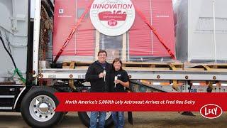 North America's 5,000th Lely Astronaut Arrives at Fred Rau Dairy