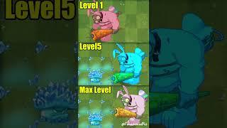 Power of Ice Shroom Level 1 to Max Vs Gargantuar Zombie | #PvZ2 #plantsvszombies2