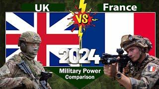 UK vs FRANCE Military Power Comparison 2024 | France vs United Kingdom Military Comparison