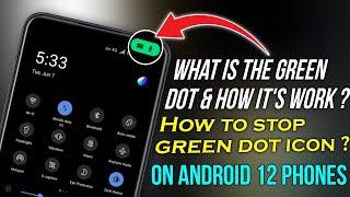 green dot in vivo & iqoo phones | how to disable/off green dot on any android 12 Phones