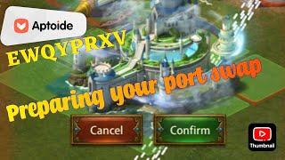 Evony- Port swap tip for the decoy