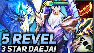 3 STAR DAEJA WITH 5 REVEL FIRECRACKER BOOM ULT!! | Teamfight Tactics Patch 12.13