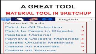 Amazing tool in Sketchup - Material tool