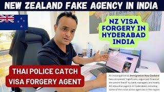 New Zealand Fake Agency In India ! Thailand Police Catch NZ Visa Forgery Agency