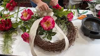 Let's Design a Summer Wreath with Fuchsia!