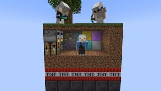 Minecraft MANHUNT ama Sadece Bir OP CHUNK'TA...