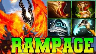 Rampage Phoenix Dota 2 Mid Carry Guide Pro Gameplay Support Ultimate 7.37