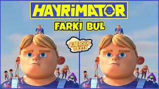 Rafadan Tayfa HAYRİMATÖR / Farkı Bul 59 - Fark Bulma Bulmaca Oyunu Çizgi Film ( TRT ÇOCUK )