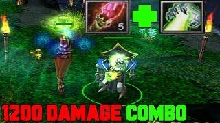 DOTA PUGNA 1200 DAMAGE DAGON + DECREPIFY (BEYOND GODLIKE)