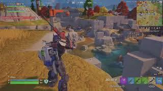 Partida en duo de Fortnite con Rober