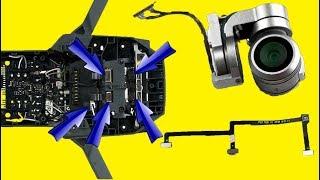 Mavic Pro gimbal repair, replace PTZ/ ribbon cable, DIY tutorial (German/ Deutsch)