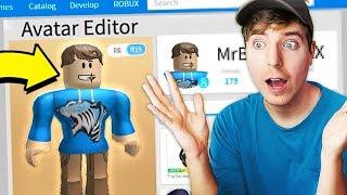 MAKING MRBEAST A ROBLOX ACCOUNT!