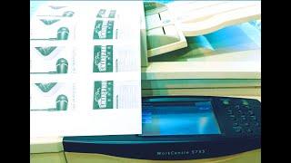 how to print 8 copy of id card Xerox 5735/5740/5745/5755/5765/5775/5790 photocopier machine