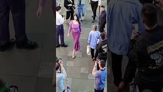 Asian Girl Walk in Public