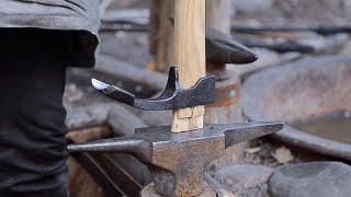 Making an adze - Blacksmithing.