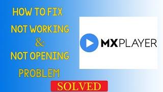 Fix "MX Player" App Not Working Problem in Android | MX Player App Not Opening Problem Solved