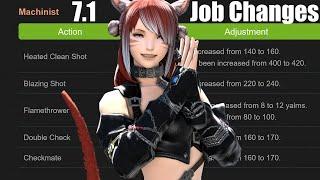 7.1 Job Changes | Read & Reaction - MCH & SMN Buffed...PCT Still King?