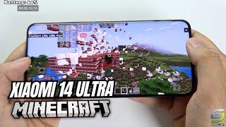 Xiaomi 14 Ultra test game Minecraft | Snapdragon 8 Gen 3