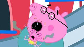 Daddy Pig Scary Slide!  Peppa Pig Tales  Peppa and Friends Full Episodes