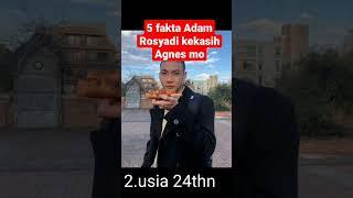 5 fakta Adam Rosyadi kekasih Agnes Mo 