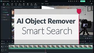 Remove Object From Videos using AI | New Smart Search in Filmora 13!