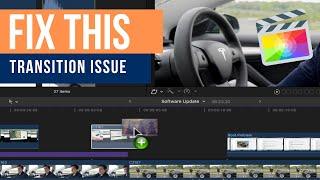 FIX Transitions not working in Final Cut Pro 10.6.2