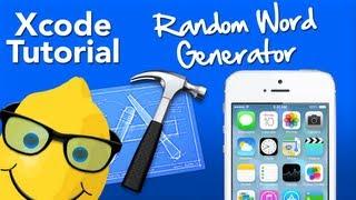 XCode Tutorial Random Word Generator - Geeky Lemon Development