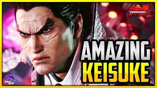 T8 v1.10 ▰ Amazing Kazuya Mishima Ft. Keisuke !!【Tekken 8 High Level Gameplay】