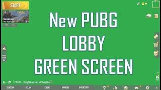 ALL NEW LOBBY GREEN SCREEN PUBG MOBILE for editing | english Version